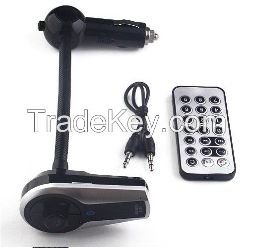 udio Bluetooth Handsfree Car Kit FM Transmitter Modulator MP3 Player