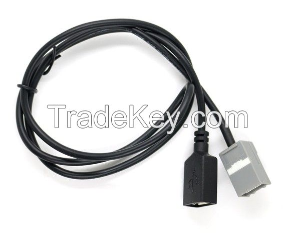 Female USB Cable Plug Adapter