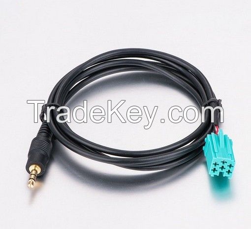 3.5mm MP3 Aux Cable Input Audio Cable Adapter