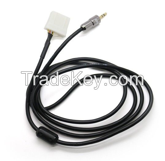 Anti-jamming Aux Cable Audio Cable Adapter 3.5MM Gold Plate