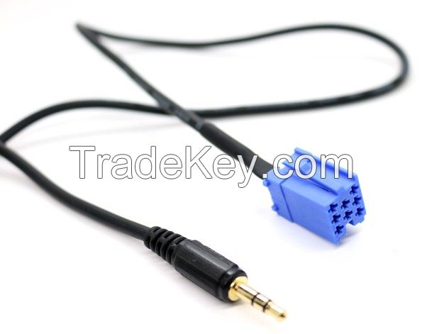 3.5MM 8Pin Aux Cable Adapter