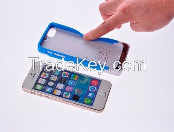 Plastic Silicon Frame Case 2200mAh