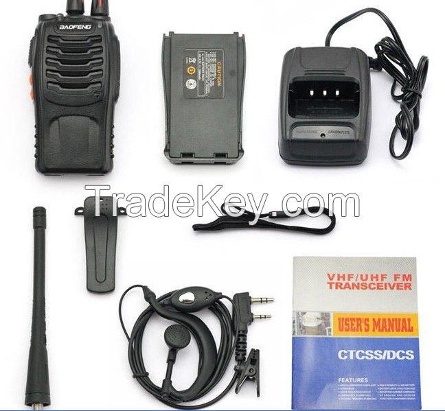 BF-888 S UHF-400-470 MHz 5W CTCSS DCS Portable Handheld 2-way