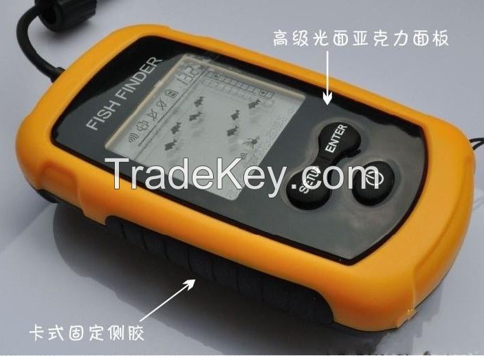 100M Portable LCD Display Sonar Sensor Fish Finder