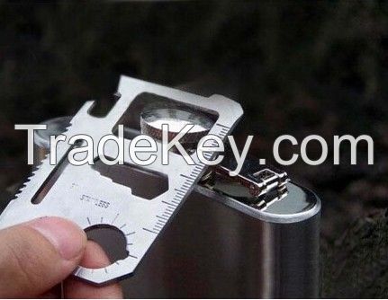 Pocket Mini 11 in 1 Multi Credit Card Knife Outdoor Tool