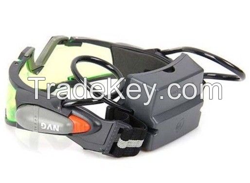 Portable Anti-Slip Binocular Night Vision Goggle With Flip-Out Lights