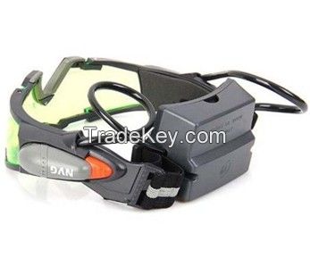 Portable Anti-Slip Binocular Night Vision Goggle With Flip-Out Lights