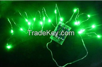 5M 50 led battery led string light 3pcs AA Battery Flashing LED strip
