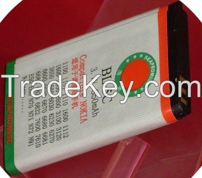 BL-5C battery for nokia 1100 1101 1108 1112 1116 1200 1208 6108 6130 6