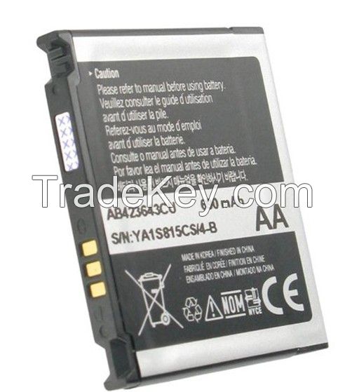 AB423643CE (AB423643CC AB423643CU) battery for SAMSUNG X828 D830 E840