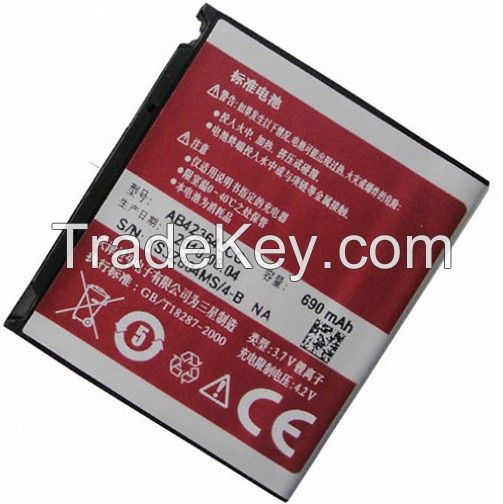 AB423643CE (AB423643CC AB423643CU) battery for SAMSUNG X828 D830 E840