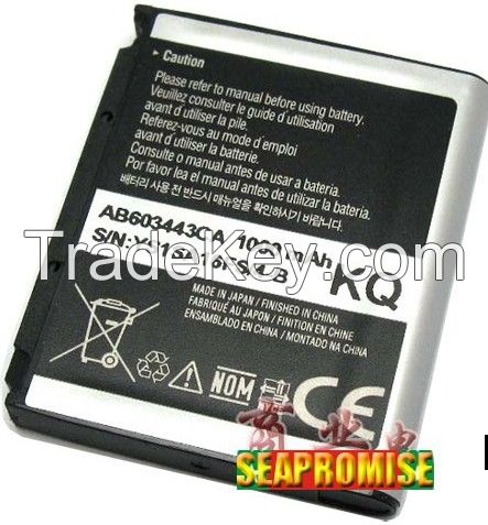 AB603443CA battery for SAMSUNG A887, M810, 469, T819..,