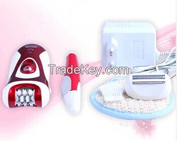 Electric 3 in 1 Ladys Women Multifunction Epilator Depilation Recharge