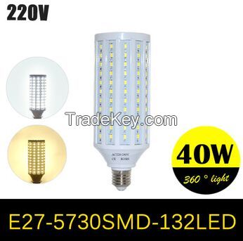 0W E27 LED Wall lamps 5730 SMD LED Corn Bulb Chandeliers 132 LEDs