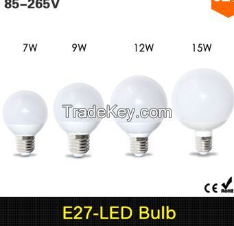 360 degree SMD 5730 E27 7W 9W 12W 15W LED Ball Bulb