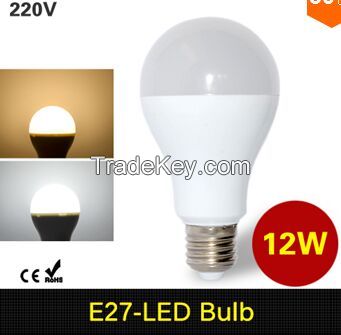 12W E27 AC 220V LED Energy Saving Bulb High Quality  5730 SMD LED lamp