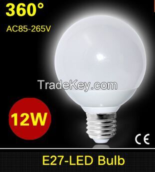 SMD 5730 E27 12W LED lamp AC 85V 110V 220V Energy Saving 360 Degree