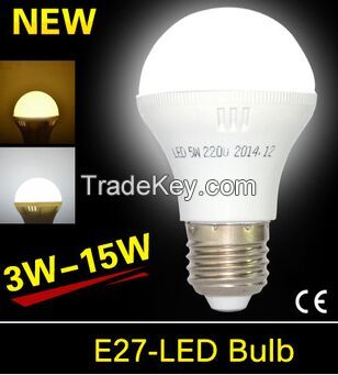 LED Ball Bulb E27 3W 5W 7W 9W 12W 15W SMD 5730 AC220V LED lamp