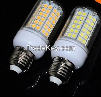 96LEDs E27 18W LED lamp AC 200V - 240V SMD 5050 Crystal Chandelier LED