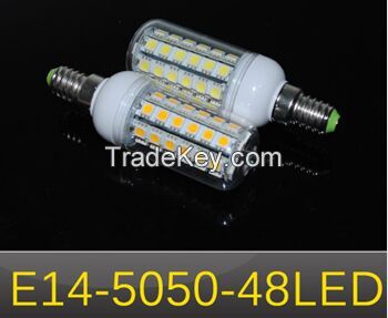 High Bright LED lamps E14 5050 48LEDs LED corn bulb