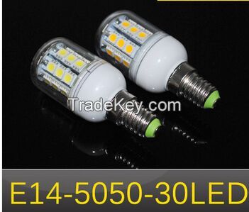 SMD 5050 LED 5.5W E14 Wall light AC 220V 240V, 30LEDs, LED Corn Bulb