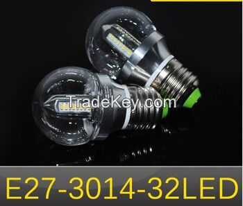 E27 4W Candle lihgt 32 LEDS 3014 SMD AC 85V 110V 220V AC 265V