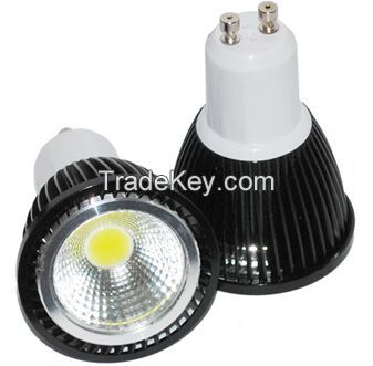 Tungsten Steel Casting Body COB  LED Spotlight lamp GU10 5W 7W