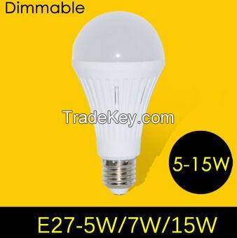 HIGH Power Dimmable LED Ball Bulb 5W 7W 15W AC200V - 240V E27 LED