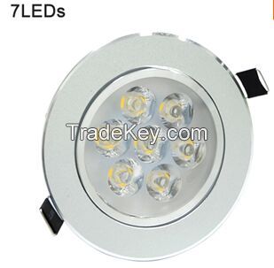 9W 15W 21W AC85V-265V 110V / 220V LED Ceiling Downlight Recessed LED
