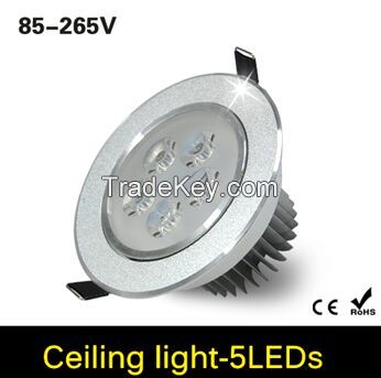 15W LED Ceiling lamp Downlight AC 85V - 265V With LED Driver Waterproo