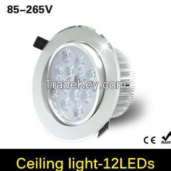 Super Bright 36W LED Ceiling lamp Recessed Aluminum Body Downlight