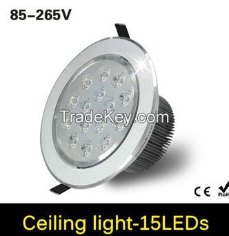 Super Bright 45W LED Ceiling lamp Recessed Aluminum Body Downlight