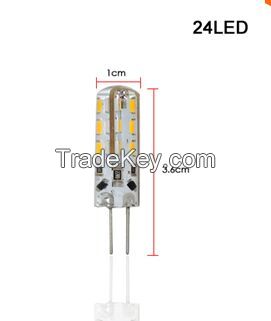 3W 4W 5W 6W 9W G4 SMD 3014 LED Crystal lamp light DC 12V / AC 220V