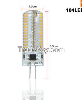 3W 4W 5W 6W 9W G4 SMD 3014 LED Crystal lamp light DC 12V / AC 220V