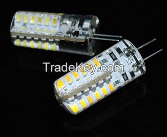 5W G4 3014 SMD 48LEDs Crystal Chandelier DC 12V Silicone LED bulbs