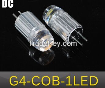 LED lamp G4 COB 1LED 1.5W Droplight LED Bulb DC 12V Crystal Chandelier