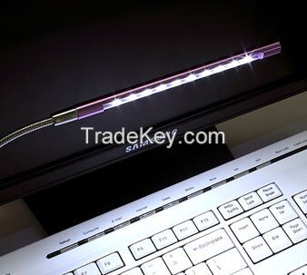 Metal Material USB LED light lamp 10LED for Notebook Laptop PC Compute