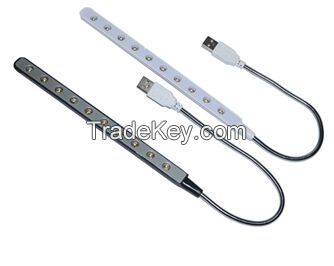 Ultra Bright Mini 10 LED USB Light for Notebook PC Laptop