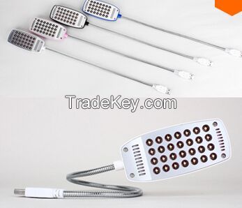 Ultra Bright Flexible LED USB light reading lamp for Laptop Notebook