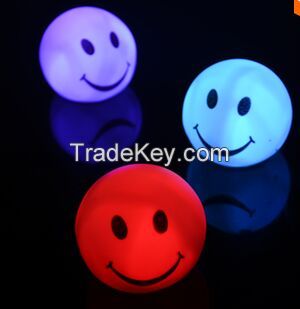 Smile Face LED night light lamp, 7 colors changing Smiling nightlight