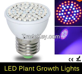 Full Spectrum 5W E27 41 Red + 19 Blue LED Grow light AC 85 - 265V