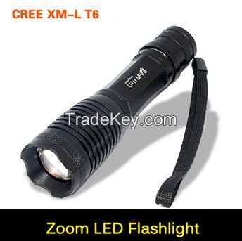 Ultrafire 2000LM Zoomable 7 Mode XM-L T6 LED Flashlight