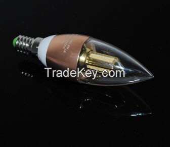 Golden Bubble Tip E14 3014 32LED  4W  LED Candle Light 32LED Bulb