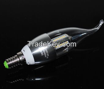 4W Silver Rawai Warm White/White E14 3014 32LED 85V-265V LED