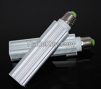 AC 85V 110V 220V 265V 15W E27 5050 60 LEDs Horizontal Plug lamp