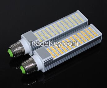 AC 85V 110V 220V 265V 15W E27 5050 60 LEDs Horizontal Plug lamp