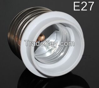 E40 to E27 Base LED Halogen Light Lamp Bulbs Socket Adapter Converter