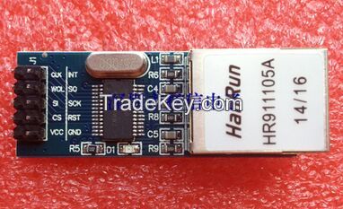 ENC28J60, spi interface, Ethernet network module,