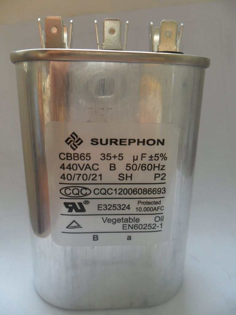 Motor run capacitor