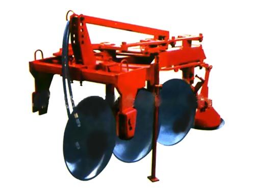Two way disc plow